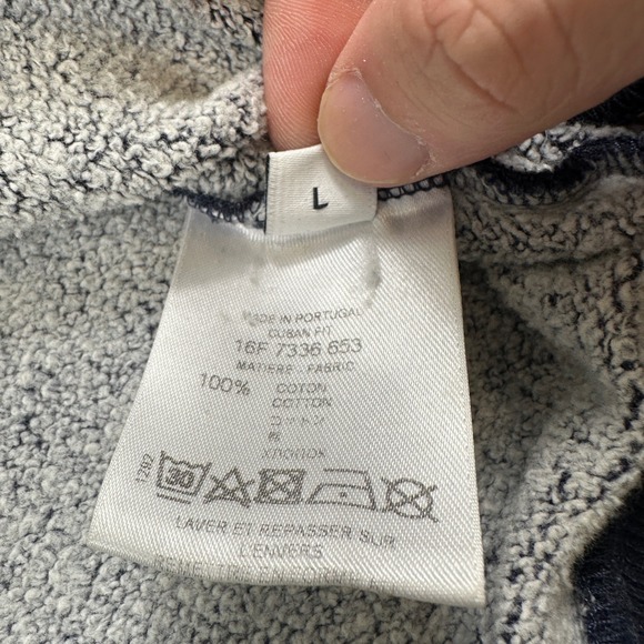 Givenchy Paris Rottweiler Crewneck Sweatshirt L Blue Pullover Designer Cuban Fit - Picture 7 of 8